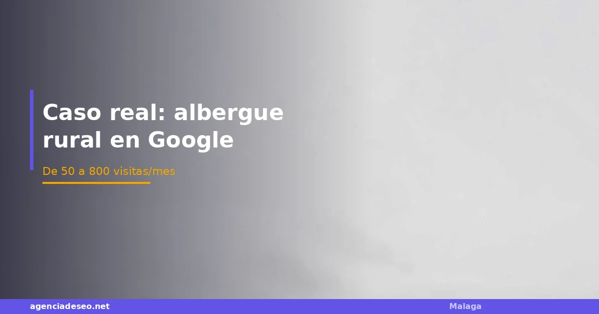 Caso real: cómo posicionamos un albergue rural en Google