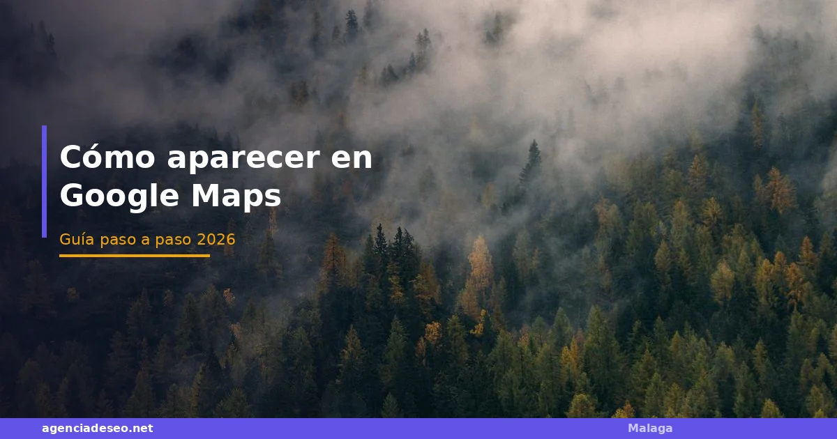 Cómo aparecer en Google Maps con tu negocio en Málaga